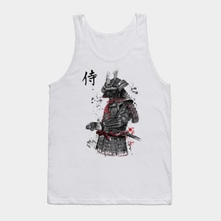 Samurai sumi-e Tank Top